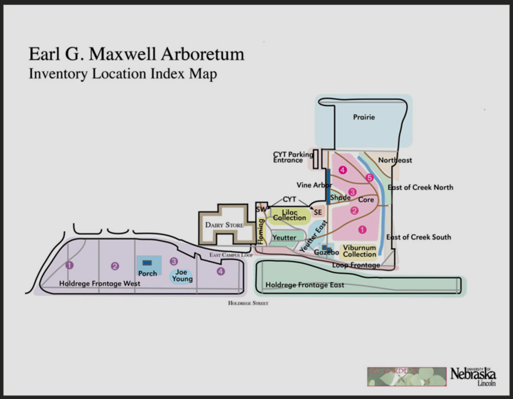 Arboretum Map
