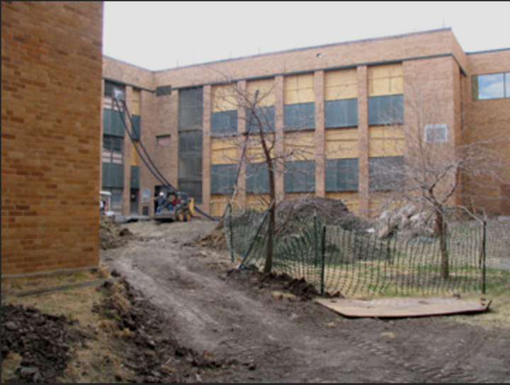 Keim Courtyard Construction